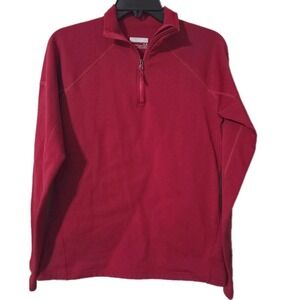 MARMOT 1/4 Zip Fleece Pullover Pink Size Small